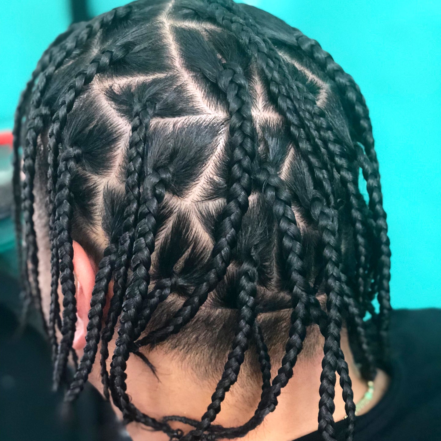 Menz Braids Take down Re-do