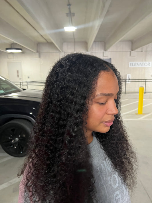 Full traditional sew-in w. minimal leaveout