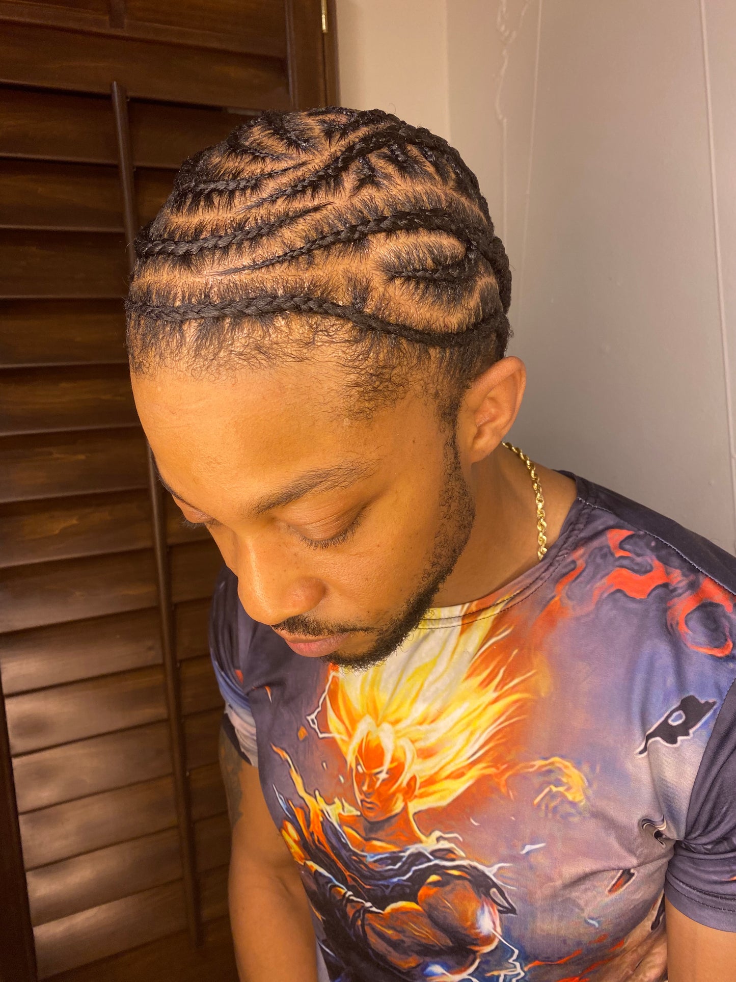 Menz Braids Take down Re-do