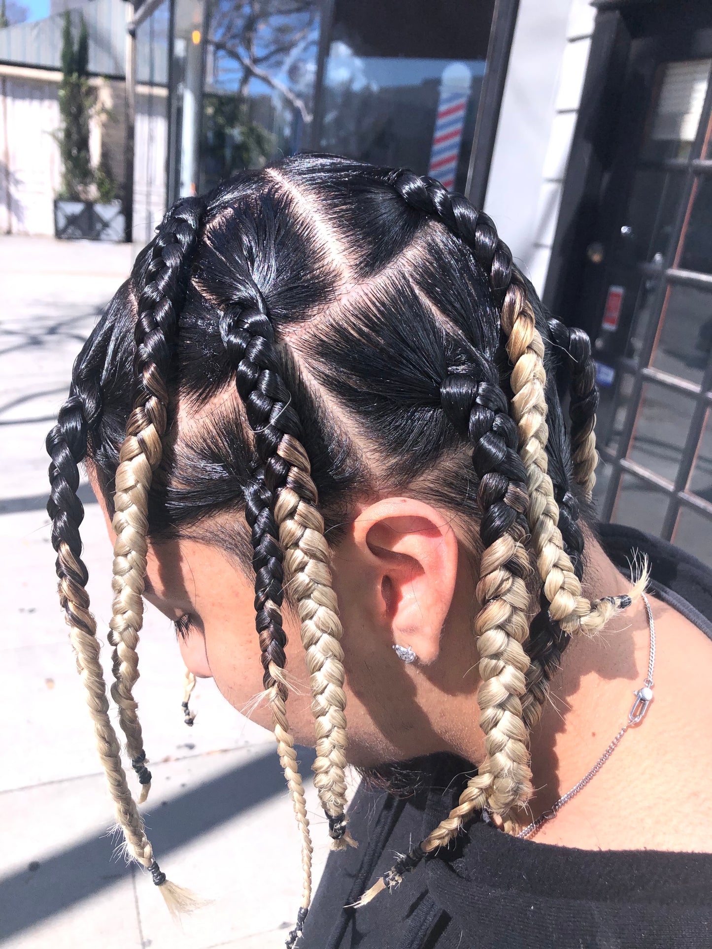 Menz Braids Take down Re-do