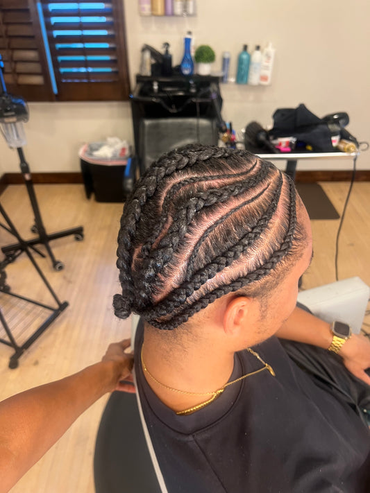 Menz cornrows