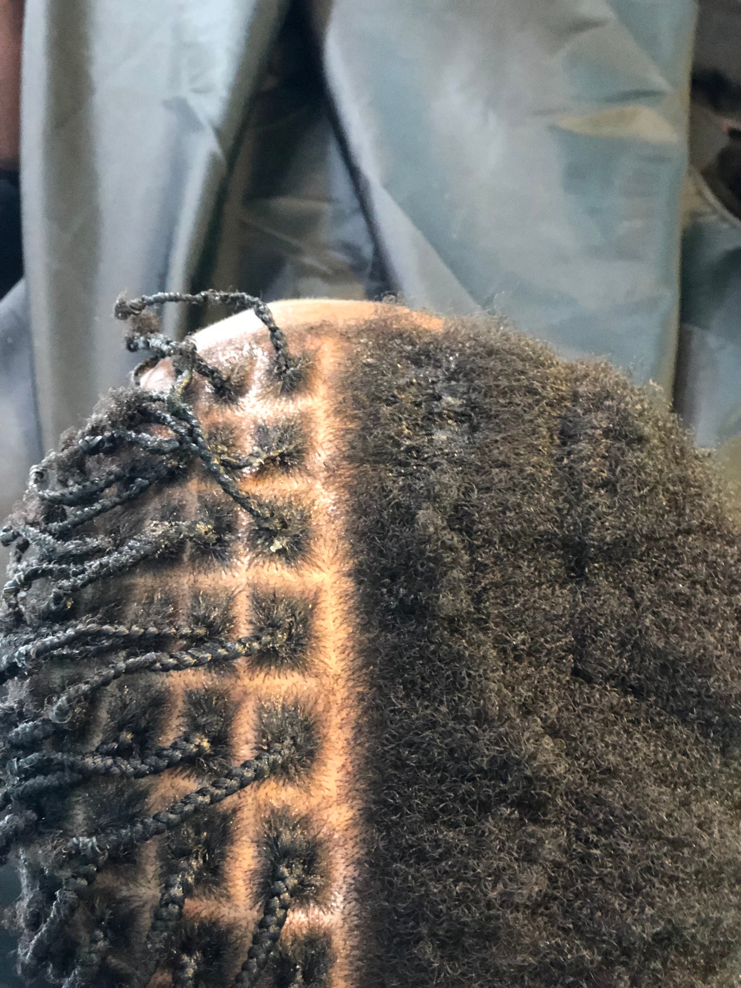 Menz Braids Take down Re-do