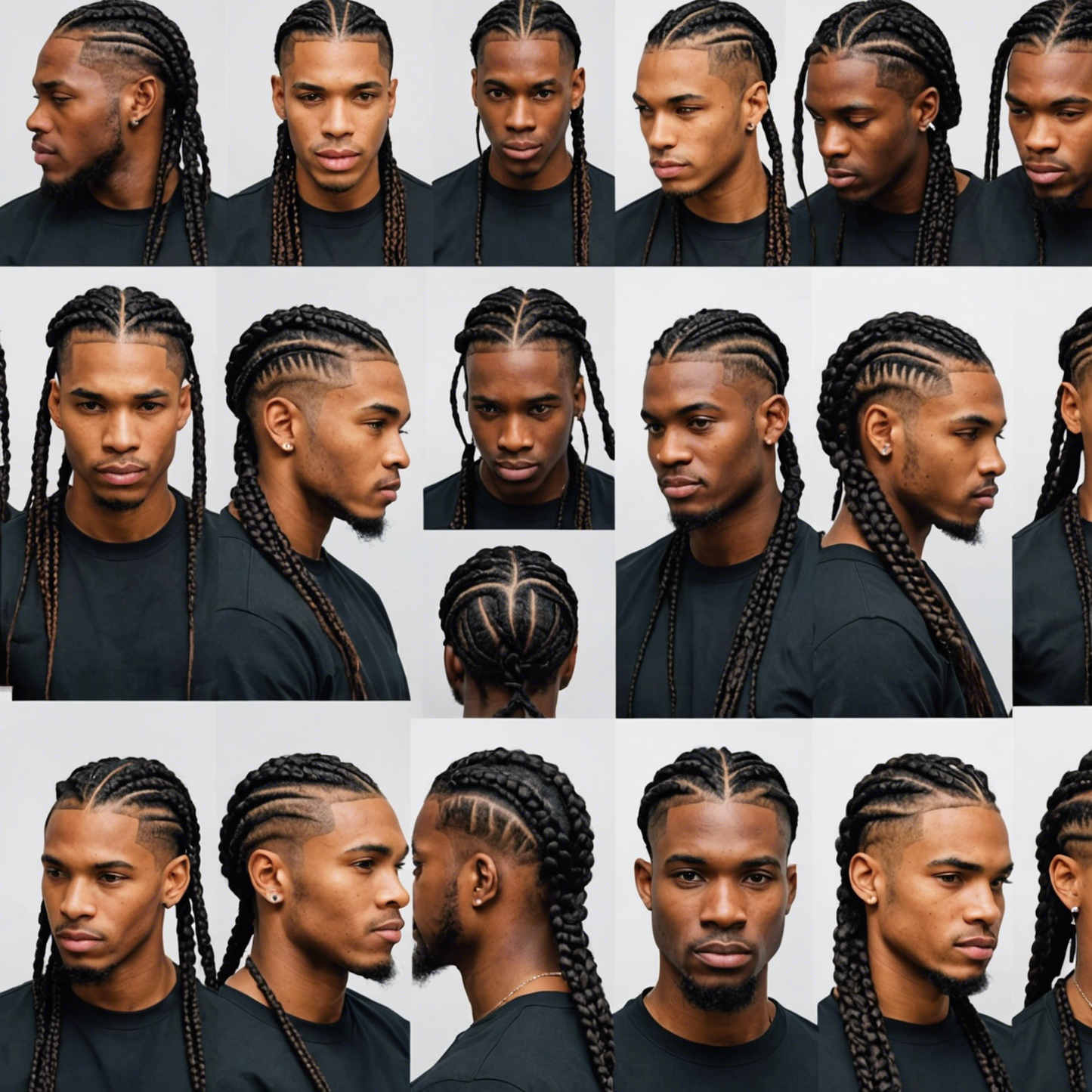 Menz cornrows